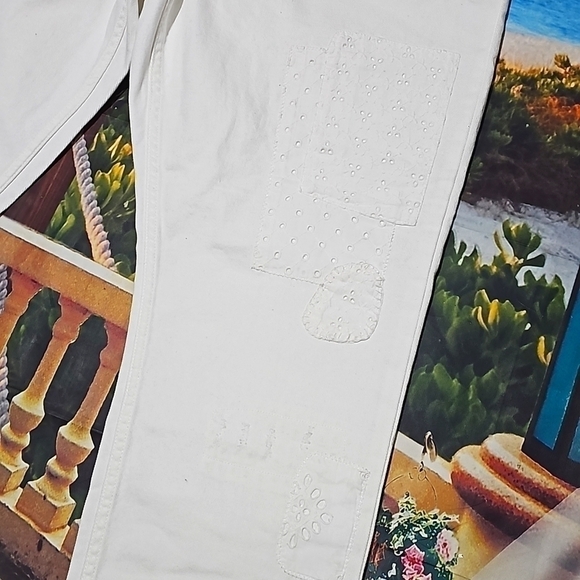 Lauren Ralph Lauren‎ High Waist White Jeans Size 14 New - Picture 5 of 7